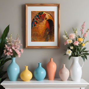 Het Gotische Raam, Odillon Redon Poster