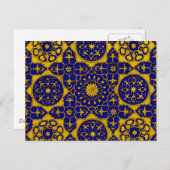 Het goud van de sultan "van Barquq" en lapis Briefkaart (Voorkant / Achterkant)