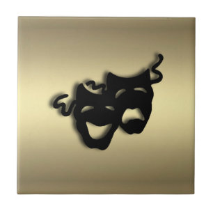 Het Goud van het Theater van de komedie en van de Tegeltje
