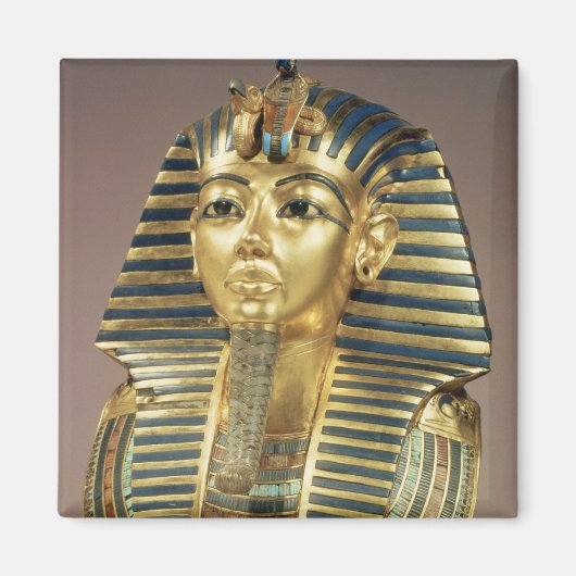 Het gouden funeraire masker, van de tombe van magneet (Voorkant)