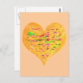 Het Gouden Hart van de zonneschijn Briefkaart (Voorkant / Achterkant)