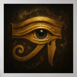 Het gouden oog van Horus Egyptisch Poster