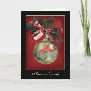 Het gouden Ornament van de Bijbel Feestdagen Kaart
