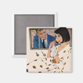 Het gouden Roos Magneet (Voorkant / Achterkant)