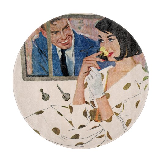 Het gouden Roos Snijplank (Voorkant)