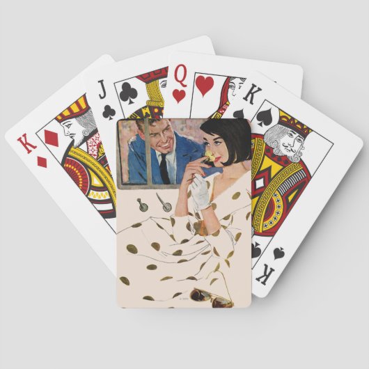 Het gouden Roos Speelkaarten (Achterkant)