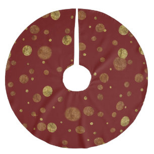 Het gouden Stip van de Confettien van Glam Bokeh Kerstboom Rok