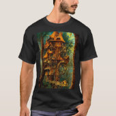 Het Gouden Treehouse | Fantasy T-shirt (Voorkant)