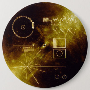 Het Gouden Verslag van de reiziger Ronde Button 6,0 Cm