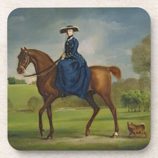 Het graafschap Coningsby in het Costume of the Ch Bier Onderzetter (Voorkant)