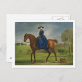 Het graafschap Coningsby in het Costume of the Ch Briefkaart (Voorkant / Achterkant)