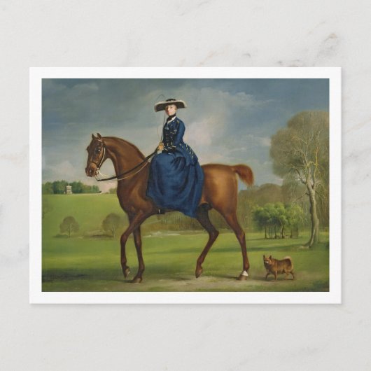 Het graafschap Coningsby in het Costume of the Ch Briefkaart (Voorkant)