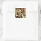 Het graafschap Effingham met Pistool en Shooting d Vierkante Sticker (Tas)