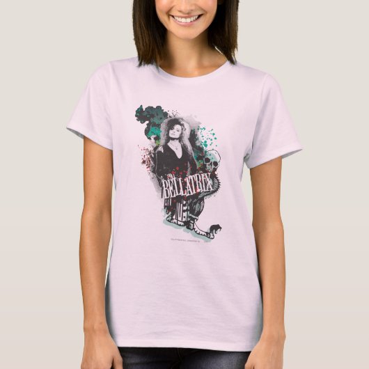 Het Grafische Logo van Lestrange van Bellatrix T-shirt (Voorkant)