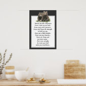 Het grappige Citaat over Vrienden is als underware Poster (Keuken)