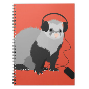 Het grappige Fret van de Minnaar van de Muziek Notitieboek