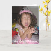 Het grappige Gelukkige wenskaart van de Verjaardag Kaart (Gele Bloem)