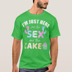 Het grappige geslacht laat zien dat ik hier alleen t-shirt