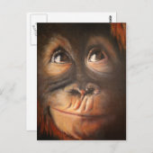 Het Grappige Gezicht Kerra Lindsey van het Briefkaart (Voorkant / Achterkant)