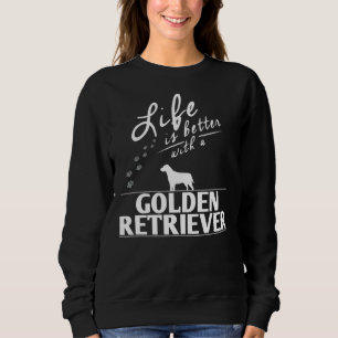 Het grappige Golden Retriever leven is beter met e Trui