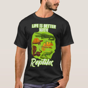 Het grappige leven is beter met reptielen Eotic An T-shirt