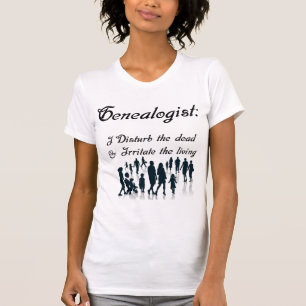 Het grappige Overhemd van de Genealoog T-shirt