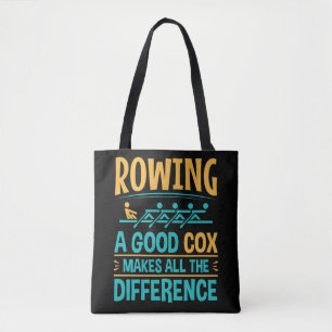 Het grappige Rowing a Good Cox maakt het verschil Draagtas