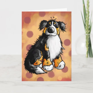 Het grappige Wenskaart van de Cartoon van de Hond Kaart