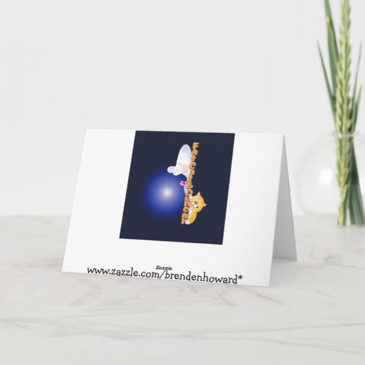 Het grappige zwemmen dankt u traint kaart (Achterkant)