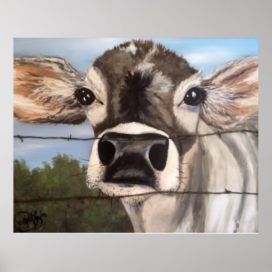 Het gras is groener poster (Voorkant)