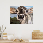 Het gras is groener poster (Keuken)