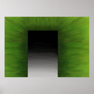 Het gras is niet altijd groener  poster