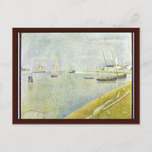 Het Gravelijnkanaal van Seurat Georges Briefkaart