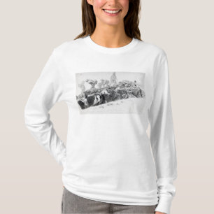 Het graven van een gat voor de fundamenten t-shirt