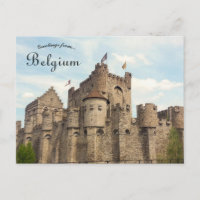 Het Gravensteen kasteel in Gent België