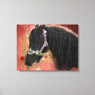 Het grazen in de gebieden - Verpakt Canvas Afdruk