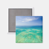 Het Great Barrier Reef, luchtschip uitzicht van Gr Magneet (Voorkant / Achterkant)