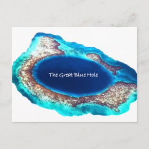 Het Great Blue Hole Briefkaart