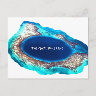 Het Great Blue Hole Briefkaart