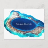 Het Great Blue Hole Briefkaart (Voorkant)