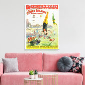 Het Great Coney Island Water Carnaval Canvas Afdruk (Insitu (Woonkamer))