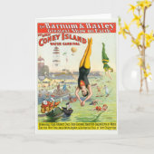 Het Great Coney Island Water Carnaval Kaart (Gele Bloem)