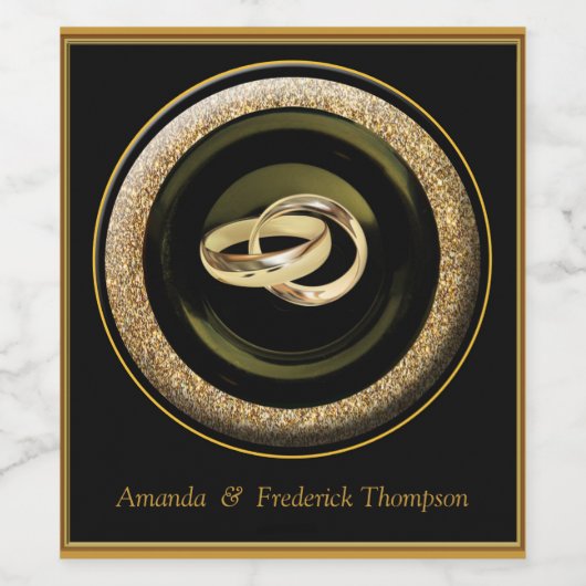 Het Great Gatsby Inspiration Bottle Label Wijn Etiket (Enkel label)