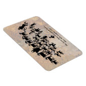 Het Great Hunt Petroglyph-paneel Magneet (Rechterzijde)