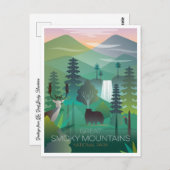 Het Great Smoky Mountains National Park Briefkaart (Voorkant / Achterkant)