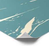 Het Grenadines Vintage-poster. Poster (Hoek)