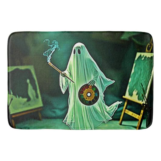 Het griezelige meesterwerk van een spookachtige ku badmat (Voorkant)