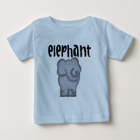 Het grijze Kruippakje van het Baby van de Olifant (Voorkant)