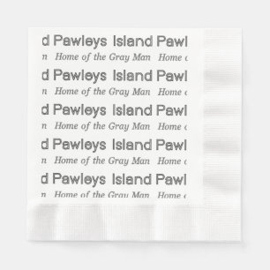 Het Grijze Man van het Eiland van Pawleys Servetten