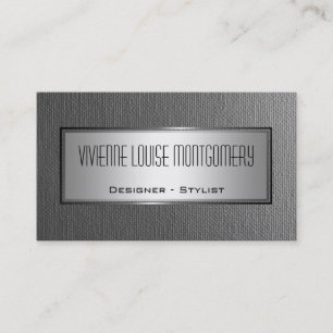 Het grijze Visitekaartje van de Ontwerper van het